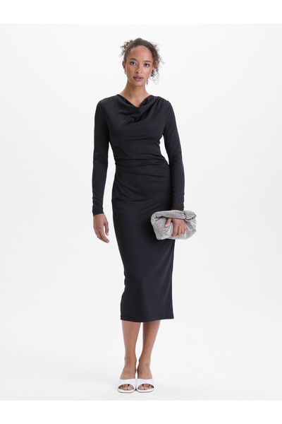 ORSAY Black women's midi dress