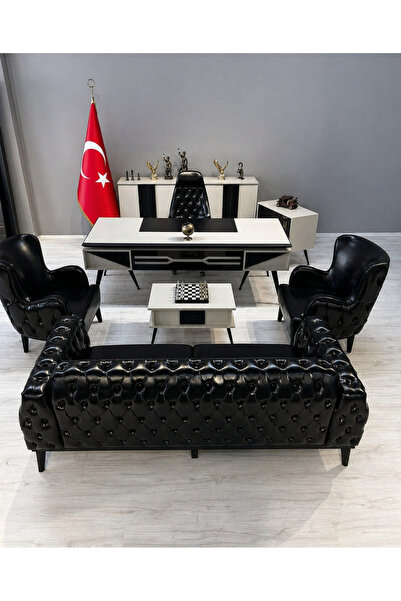 ENG OFİS MOBİLYALARI TREND MAKAM TAKIMI CHESTER OTURMA GRUPLU