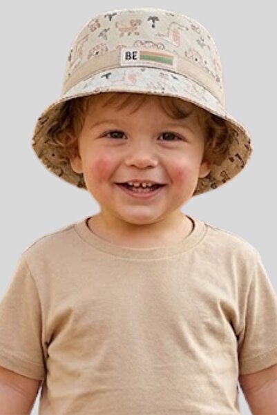 ww waka waka kids store قبعة دلو منقوشة للأطفال والرضع