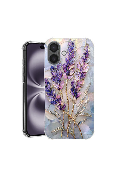 bestcase Husă Antișoc pentru Apple iPhone 17, Florală - Hortensie Aurie, 2052...