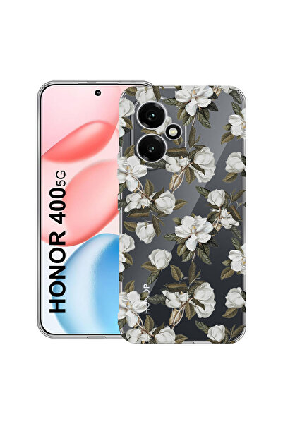 bestcase Husă Antișoc pentru Honor 400, Florală - Flori de Magnolie Pastelate...