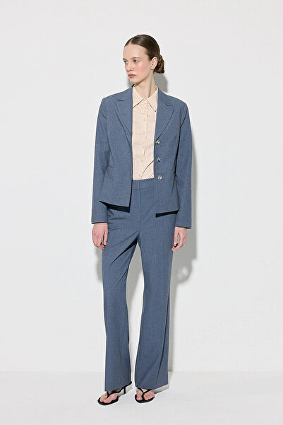 Gusto Üç Düğmeli Blazer Ceket - Lacivert