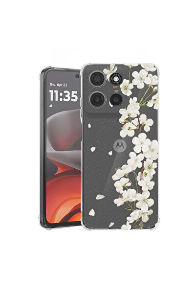 bestcase Husă Antișoc pentru Motorola Moto G86 Power, Florală - Floare de cir...