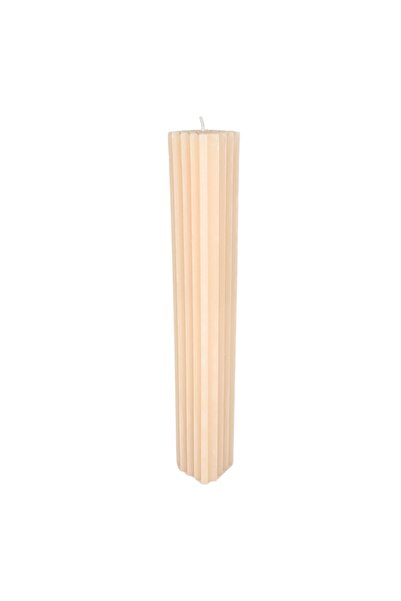 AFO Lumanare Premium Star Patrat 6cm x 40cm Latte