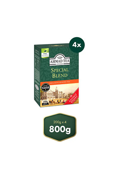 Ahmad Tea Special Blend 4’lü Avantaj Paketi 800 Gr (4 x 200 Gr Dökme Çay)