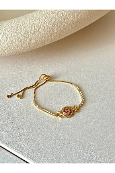 YOUES JEWELRY ÇELİK ASANSÖR İP BİLEKLİK GOLD