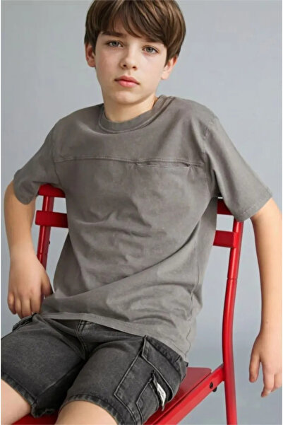 DeFacto 100% Cotton New Regular Fit Crew Neck Short Sleeve T-Shirt Boys G9417...
