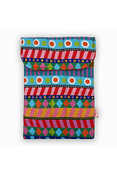 3rd March Studio Lunapark Desenli Tablet / 13" Laptop Kılıfı – Kapitone, Süet...
