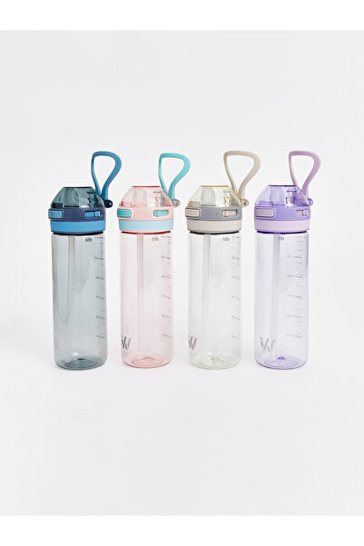 LC Waikiki Sticlă de apă cu pai gradat 800 ml