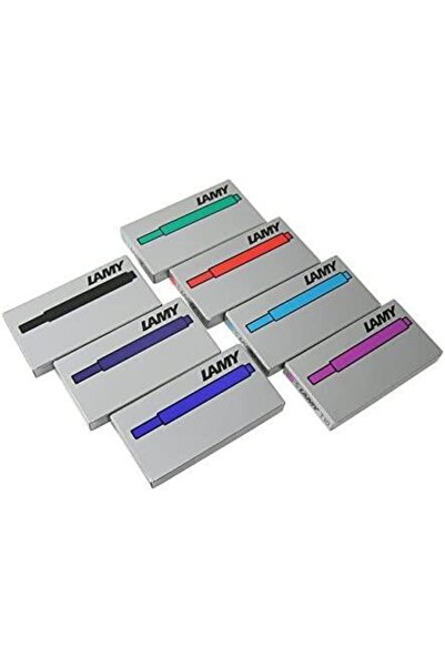 Lamy T10 Kartuş 7'li Tüm Renkler T10 7li Kartuş Seti