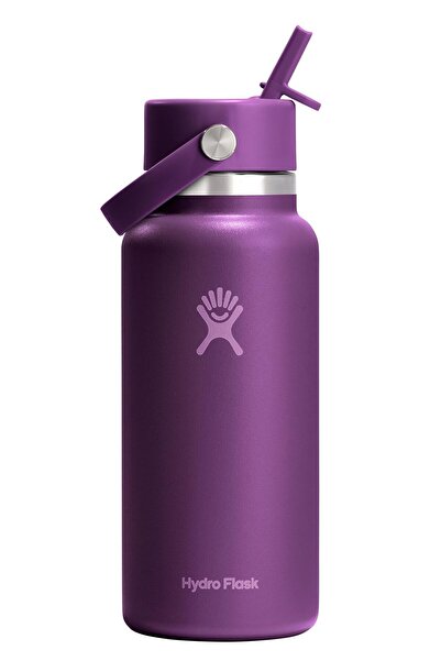 Hydro Flask Geniş Kapak Pipetli Termos 946 ml (32 Oz) - Beachplum Mor