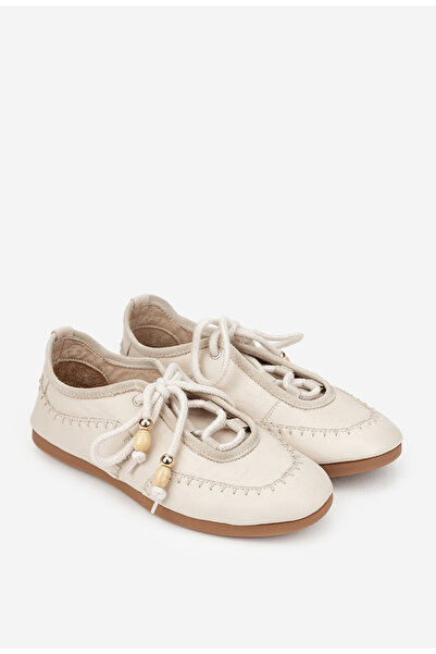 Dasha NUR women's shoes made of beige natural Leather