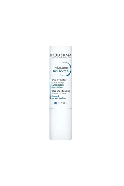 Bioderma Атодерм, Хидратиращ, Балсам за устни, 4 г
