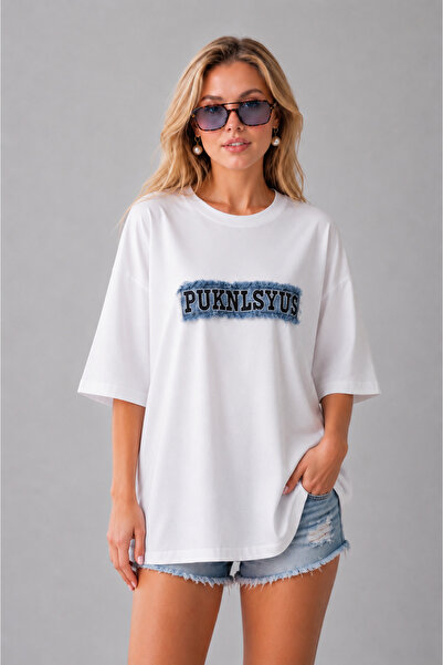 Arbucky Women's Crew Neck Oversize Basic T-Shirt