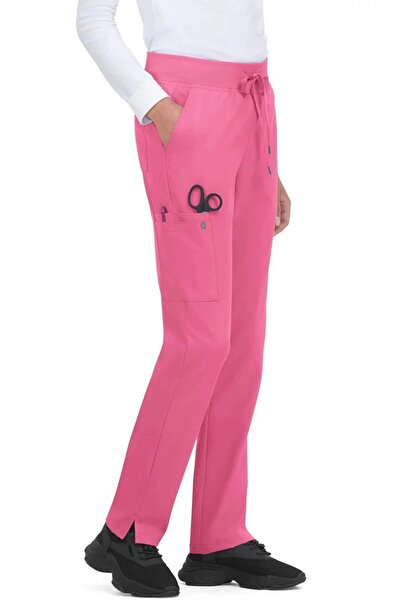 KOI Cureology by Atria Pantaloni medicali de damă C701, Roz Garoafă, 7 buzunare