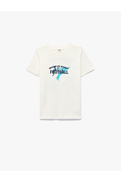 Koton Tricou imprimat cu mânecă scurtă din bumbac