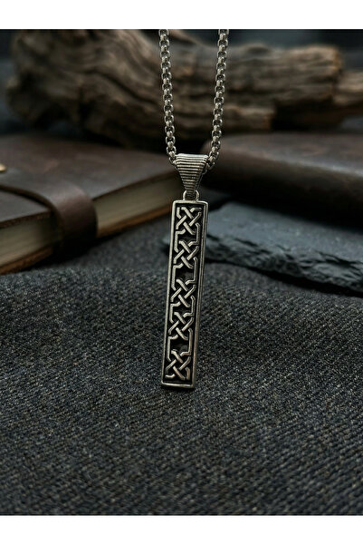 Velcari Minimalist Style Stainless Steel Men's Necklace