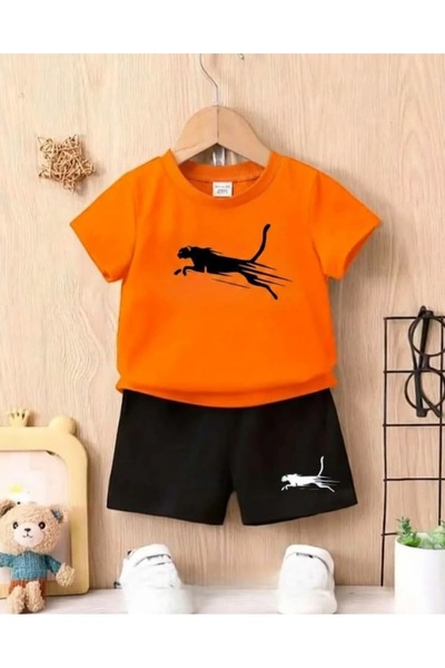 Nice Clothes Tricou și pantaloni scurți de vară pentru copii, unisex (imprime...