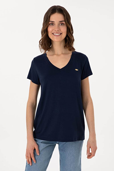 U.S. Polo Assn. Cıyosel-Iy26 Lacivert Kadın T-Shirt PU-8789