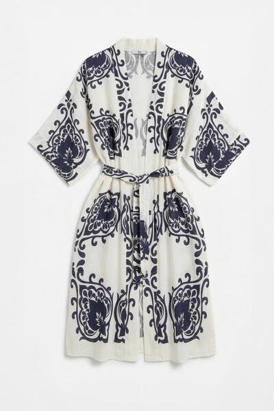 BSL Pamuklu Standart Beden Kimono