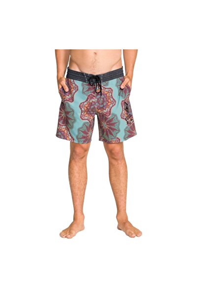 Volcom PCS STAR SHIELDS STONEY Μαγιό Σορτς Μαύρο 32
