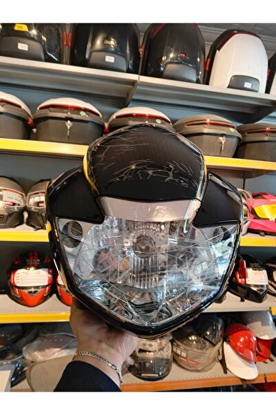 TVS Apache Rtr 150 Eski Kasa Kafa Seti Siyah Far+Far Çerçevesi Takım+Siperlik...