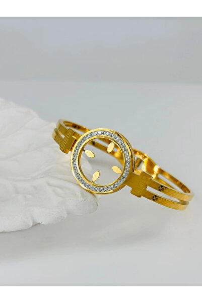 EASERA TİCARET Zircon Stone Steel Bracelets 60 cm - Kbl0353