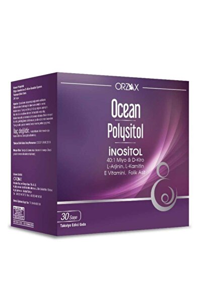 Orzax Ocean Polysitol Takviye Edici Gıda 30 Saşe - Folik Asit 400 ?g