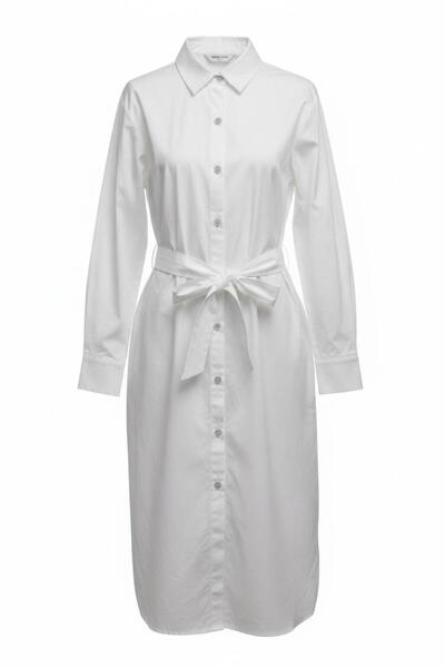 White Wise Rochie tip camasa casual