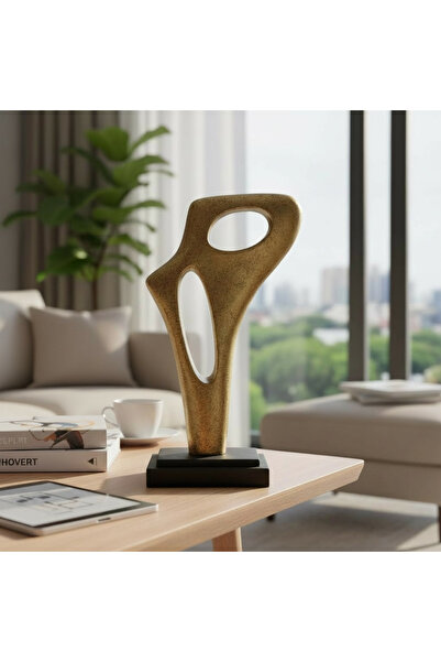 HOME POINT İSKANDİNAV AMORF DEKOR 15x27 CM SİYAH ALTIN
