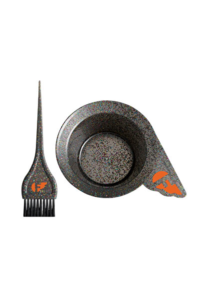 Fudge Professional , Glitter, Plastic Colour Mixing Bowl, Grey