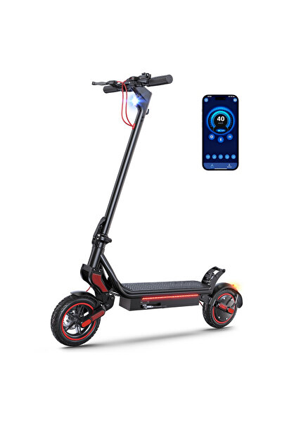 iscooter Trotinetă electrică W8 750W 40km/h 48V 14Ah, anvelope gonflabile off...