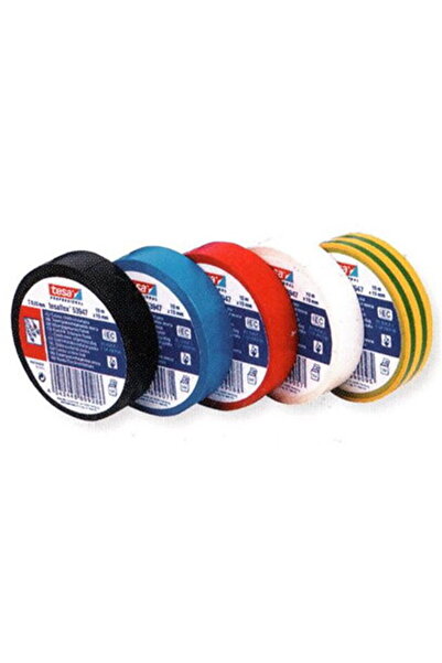 Tesa Ticaret BANDA ADEZIVA IZOLATOARE 19MM / 20M - GALBEN/VERDE