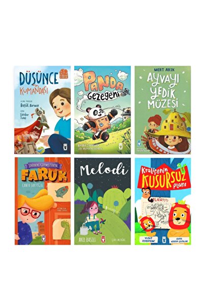 Timaş Çocuk مجموعة كتب من 6 كتب: متحف التحكم بالذكاء الاصطناعي من الصف الثاني...