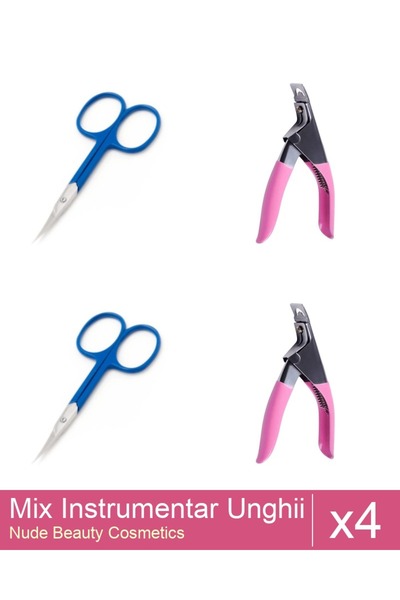 Makeup Set Mix 4 produse Forfecute: Forfecuta profesionala pentru cuticule, O...