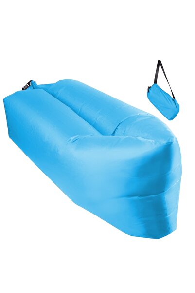 Velaris Inflatable Lounger Mattress - LazyBag Blue - Portable Relaxation