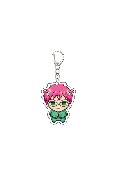 Choice20 55mm 3 55MM Anime The Disastrous Life of Saiki K Keychain Saiki Kusu...