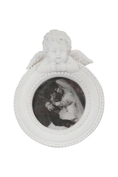 Goliat Set de rame foto, Goliat, alb, 9x7cm, design angelic, forme variate