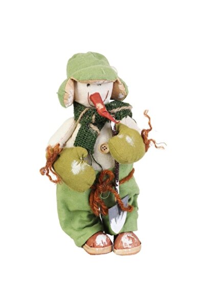 Goliat Figurină de Crăciun, om de zăpadă, materiale ecologice, 29cm