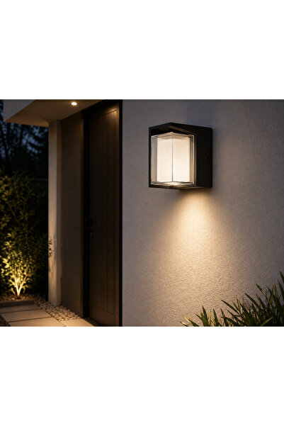 DELIGHT Aplica LED Lara 10W/550Lm/3000K IP65 220-240V 168x168x45mm