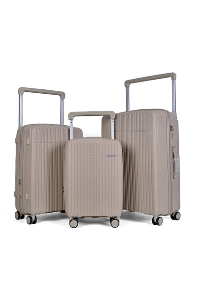 TRAVEL LİNE 3-Piece Hardside Luggage Set – Lightweight, Unbreakable Polypropy...