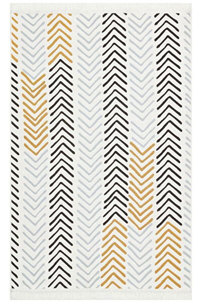 halinet Halı.Net White Modern Washable Non-Slip Living Room Carpet Eco-Arya-1...