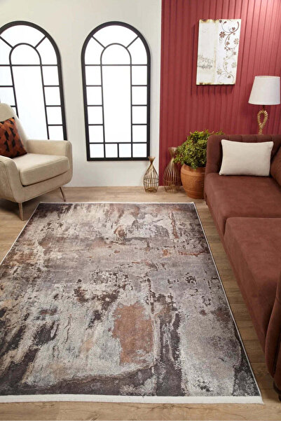 halinet Halı.Net Mink Vintage Antique Washable Non-Slip Living Room Carpet Ha...