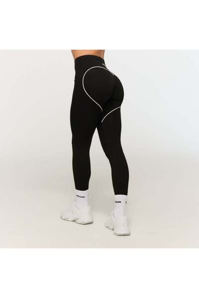 GymBeam Colanți Varsity de damă negri XS