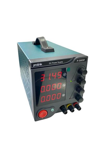 Prolink P-3005F 0- 30V 0-5A 10mV-1mA TEK ÇIKIŞLI DC 4 HANELİ AYARLI GÜÇ KAYNAĞI
