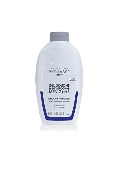BYPHASSE , Groovy Paradise, Shower Gel & Shampoo 2-In-1, 600 ml