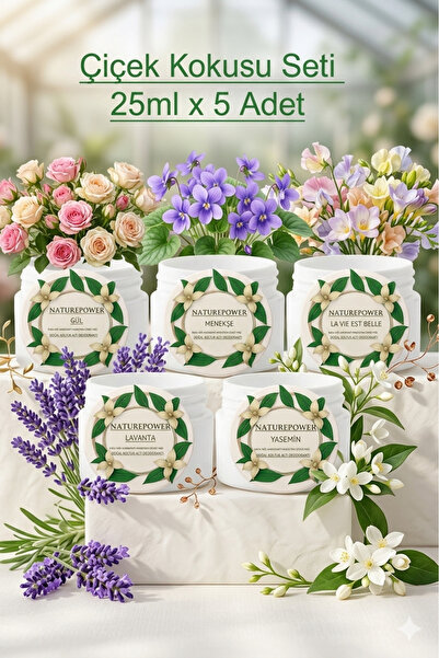 naturepower Doğal Krem Koltuk Altı Deodorantı Ter Kokusu Önleyici Çiçek Kokul...