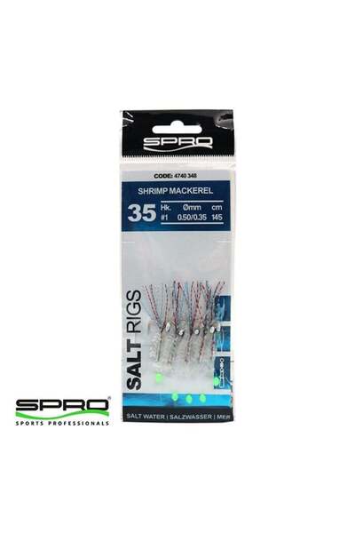 Spro 30 Shrimp Mackerel Tuzlusu Rig Takımı #1