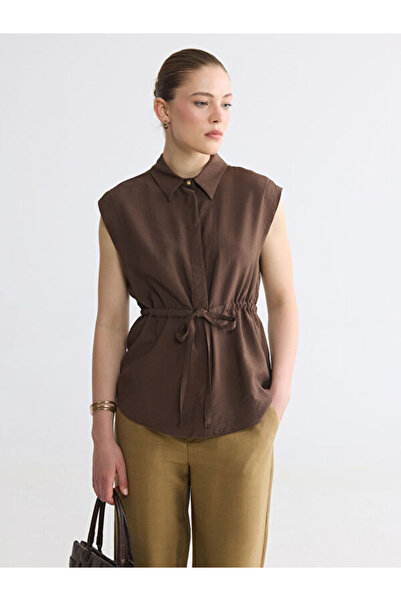 LC Waikiki Timeless Clothing & Timeless Choices Women's Shirt with Tie Detail