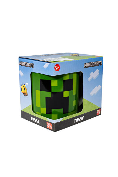 Stor Minecraft Creeper Lisanslı Özel Kutulu Seramik Kupa 325 ml